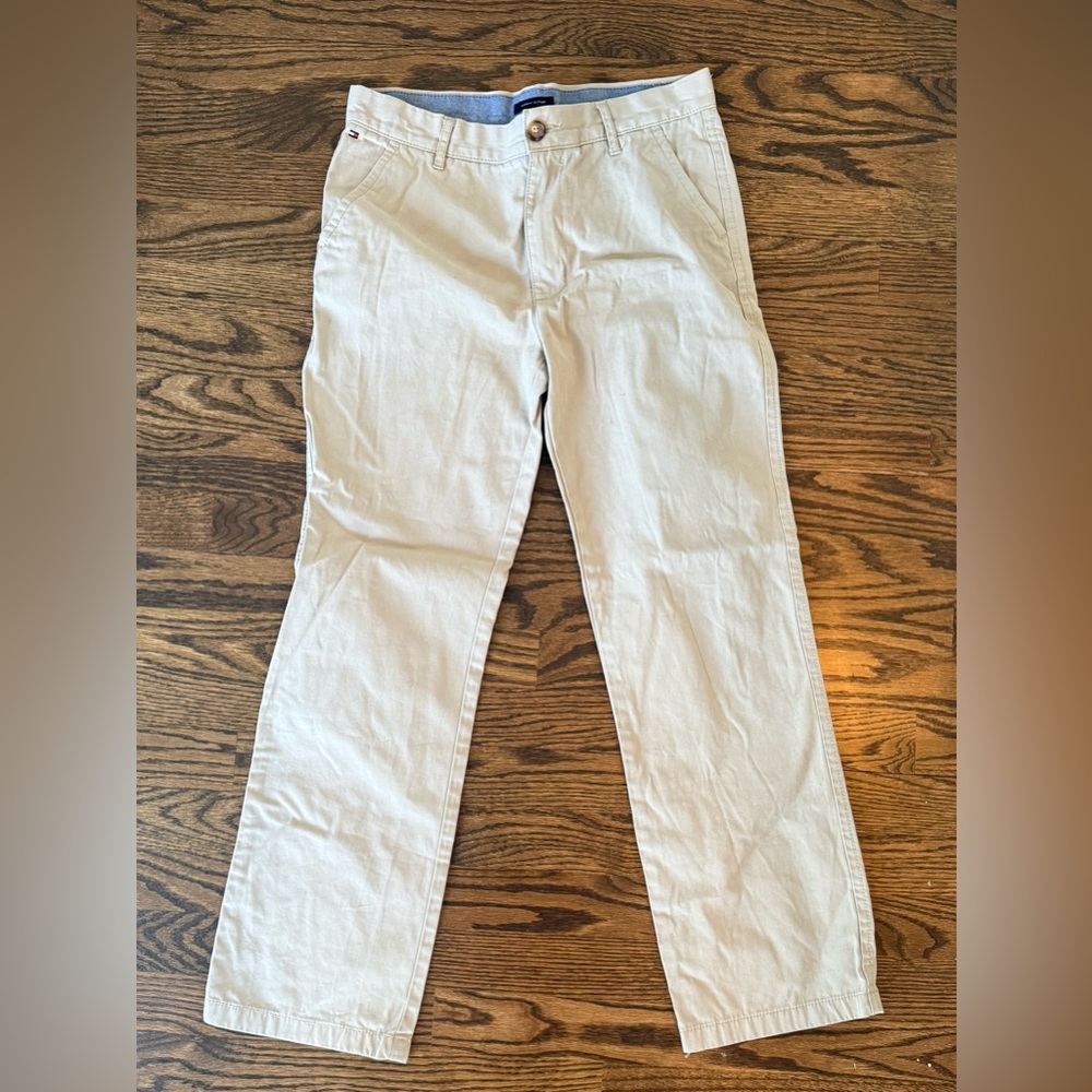 Tommy Hilfiger Boys Pants Size 16 Khaki Tan - Easter